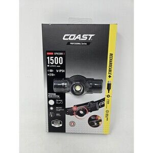 COAST XPH30R 1200 Lumen USB-C Rechargeable Dual Power LED Headlamp – New